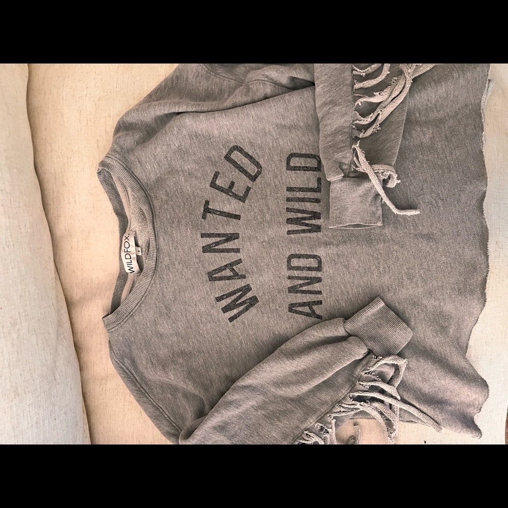 Wildfox Wanted and Wild Sweatshirt